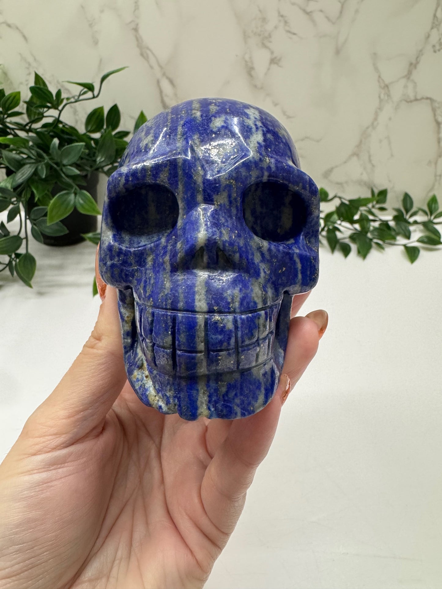 Lapis Lazuli Skull