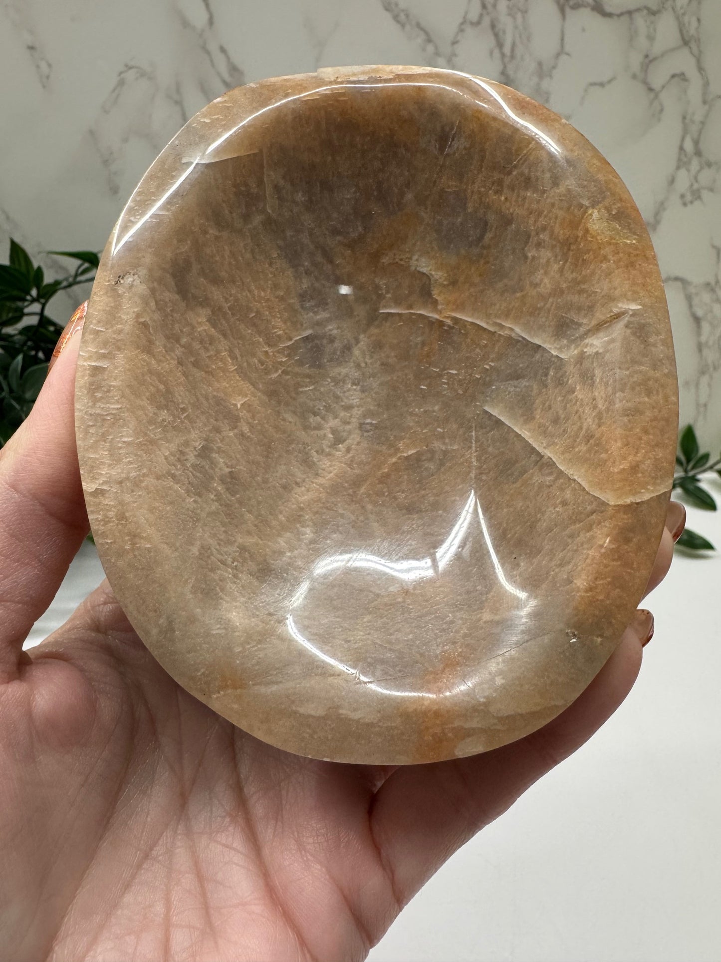 Peach Moonstone Bowl