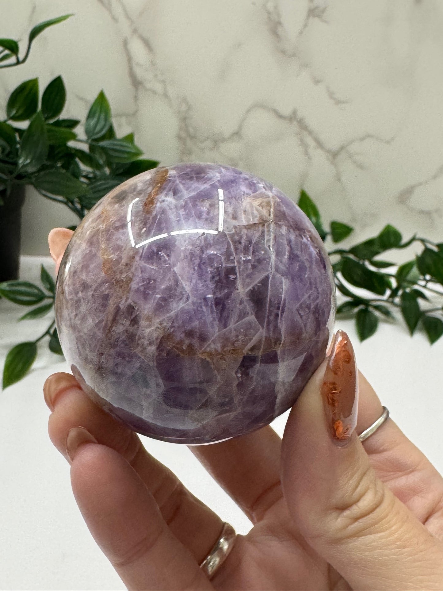 Amethyst & Agate Sphere