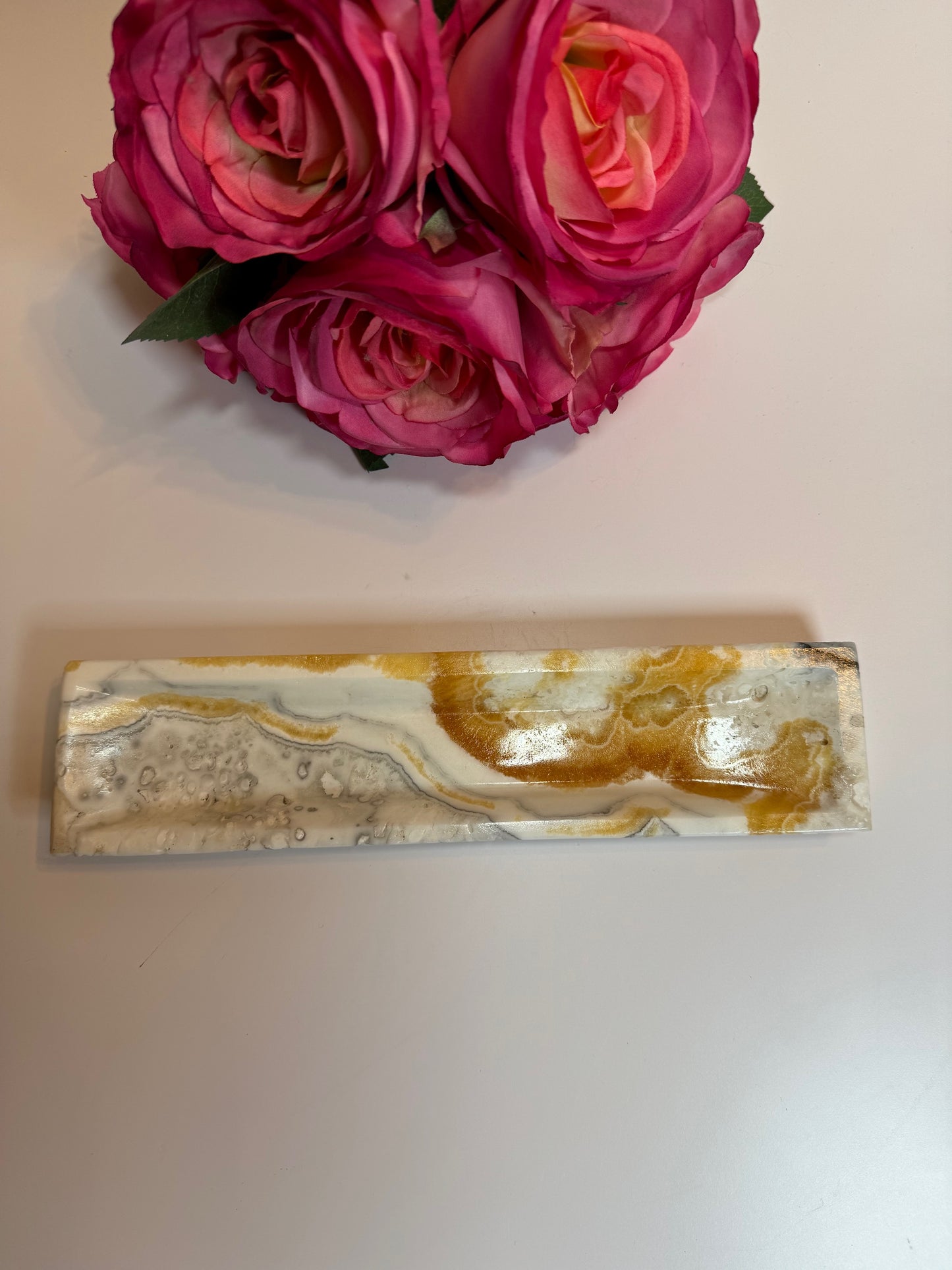 Onyx Incense Holder Rectangular B