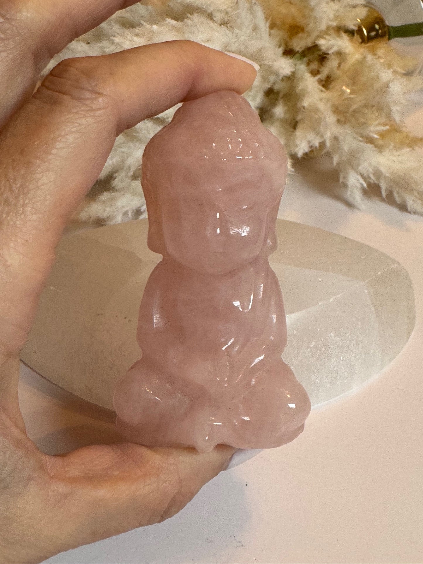 Rose Quartz Buddha