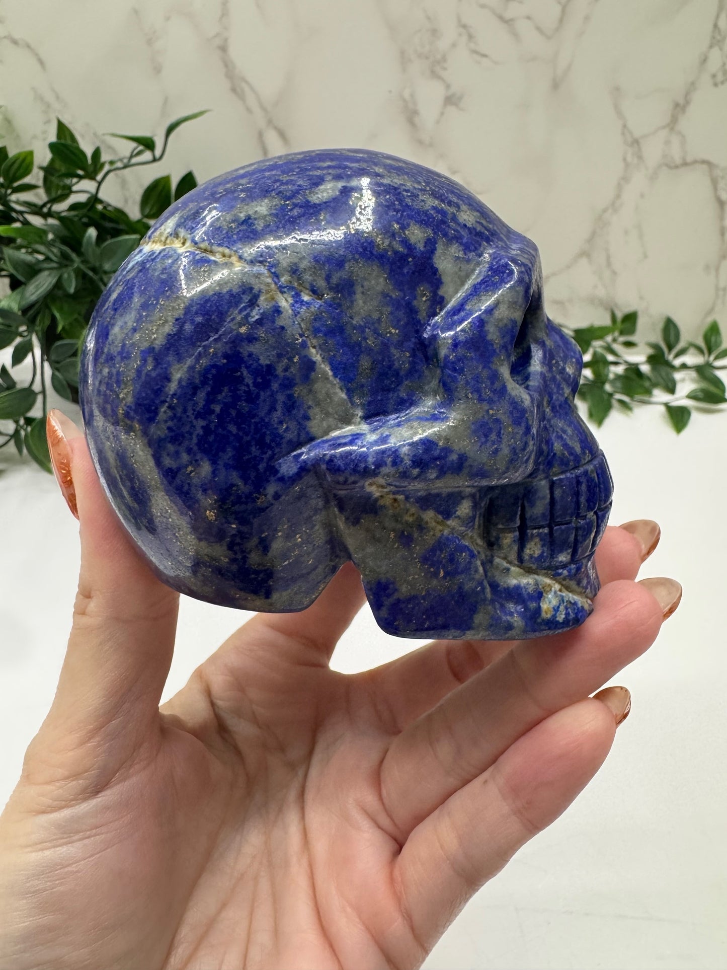 Lapis Lazuli Skull