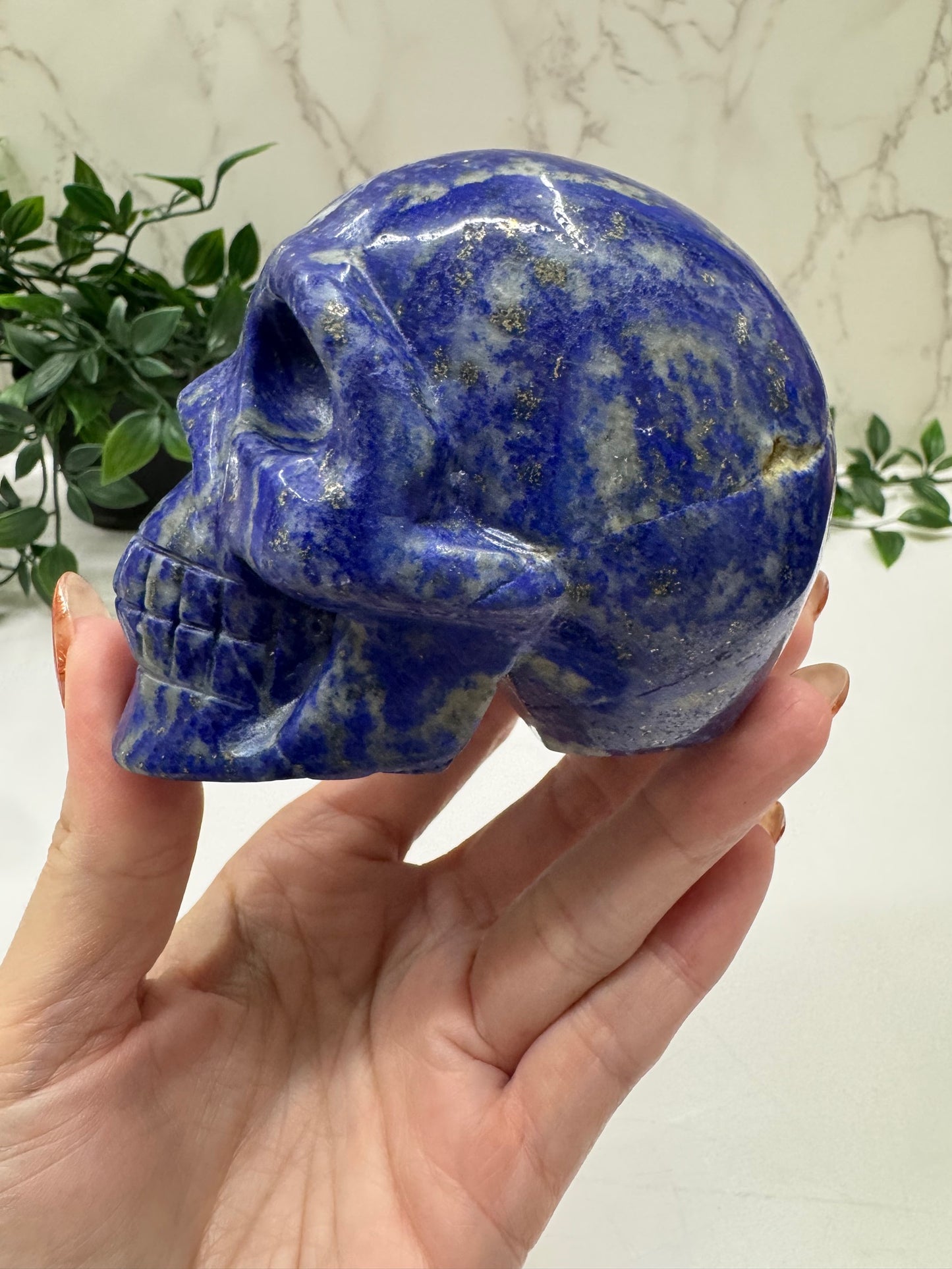 Lapis Lazuli Skull