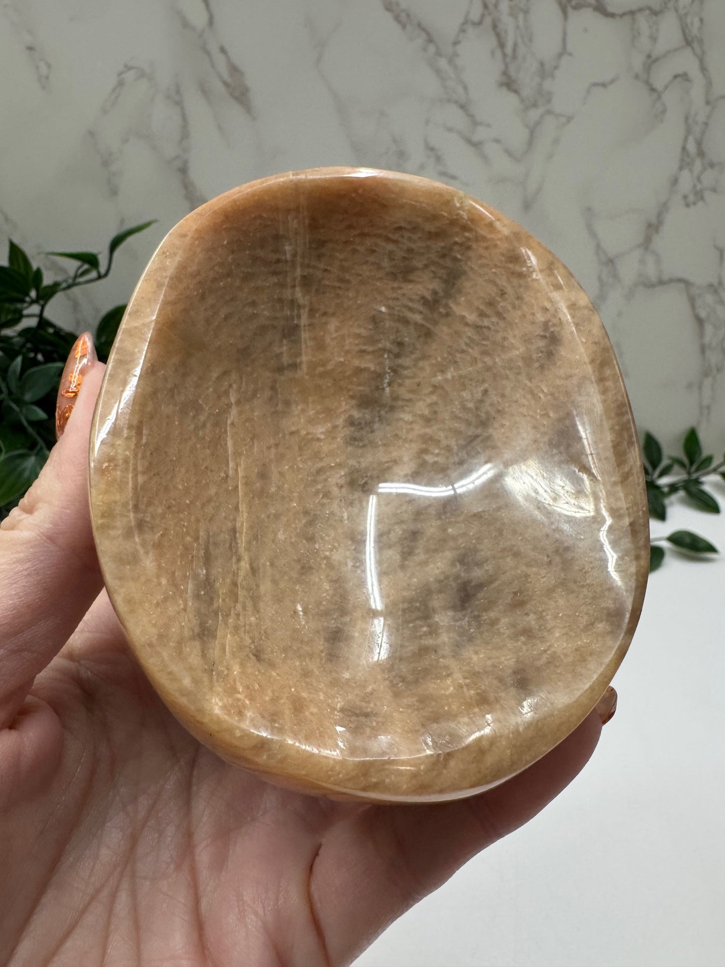 Peach Moonstone Bowl