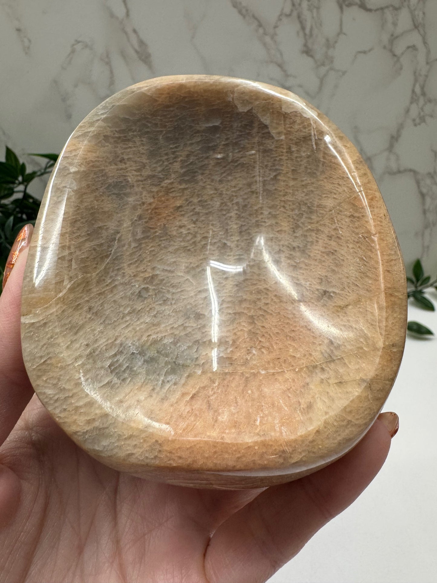 Peach Moonstone Bowl