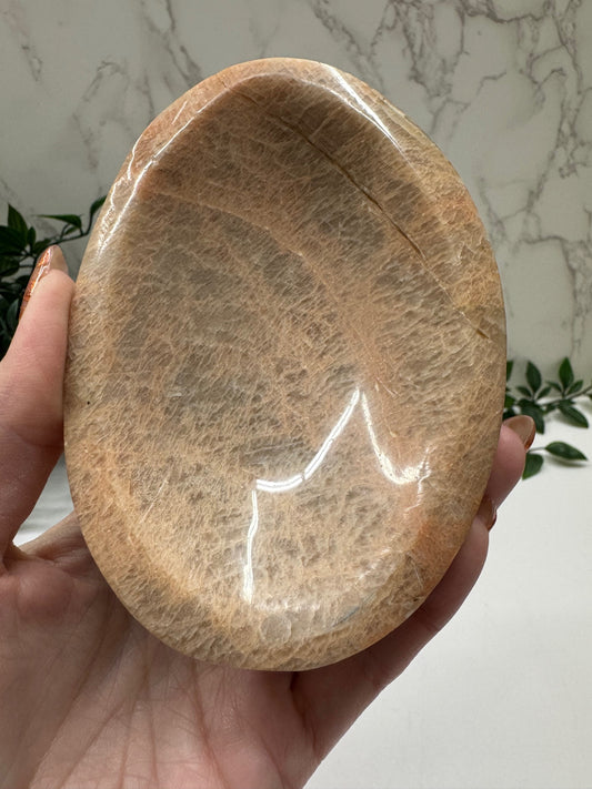 Peach Moonstone Bowl