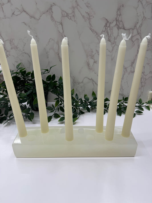 Onyx/Calcite long candle holder B