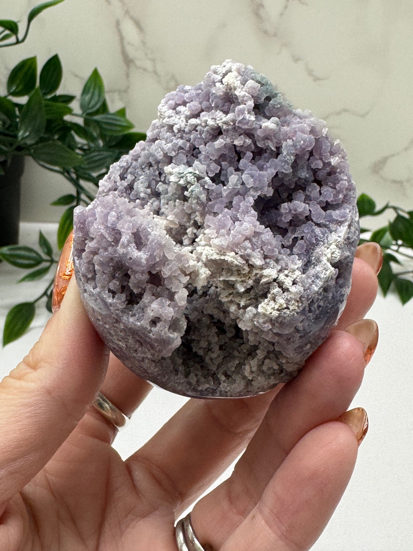 Grape Agate Sphere