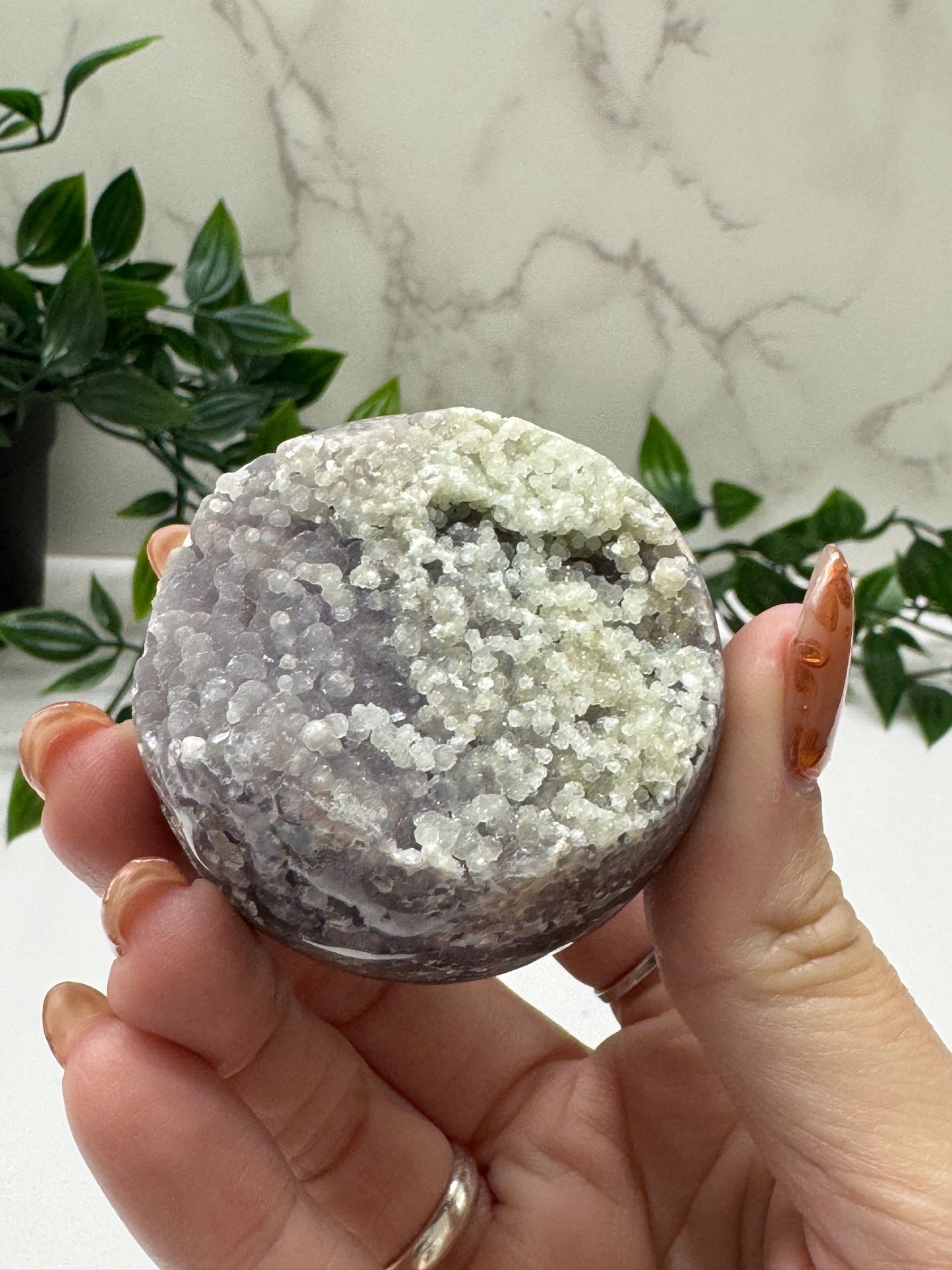 Grape Agate Sphere