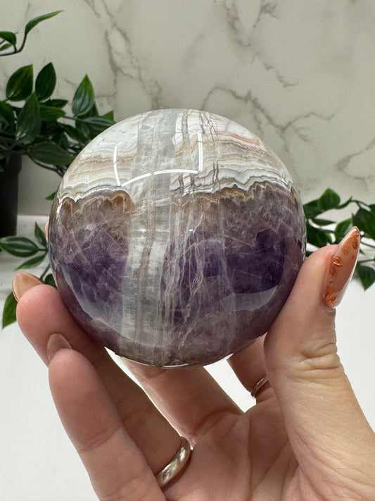 Amethyst & Agate Sphere