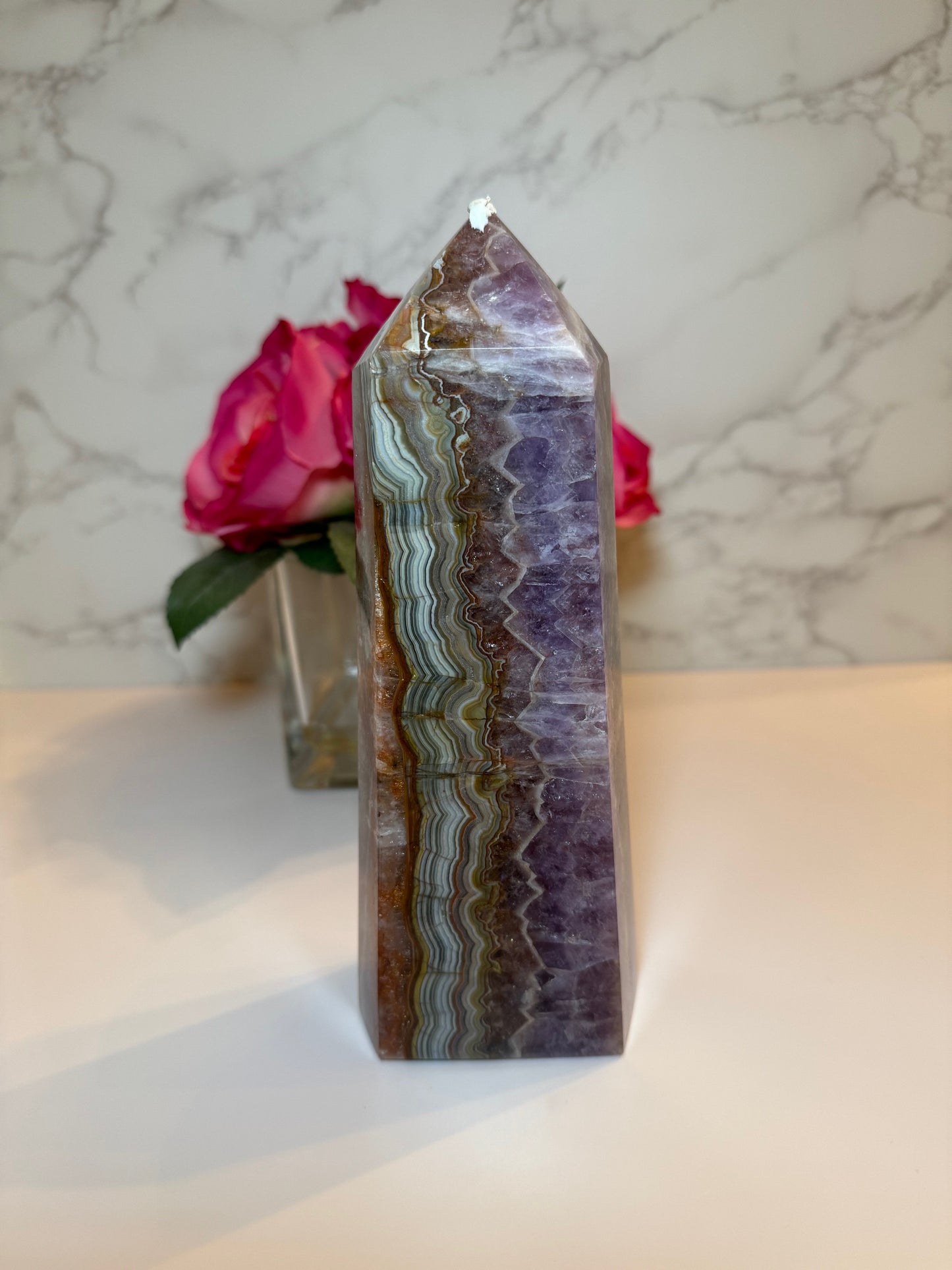 Amethyst Agate Tower