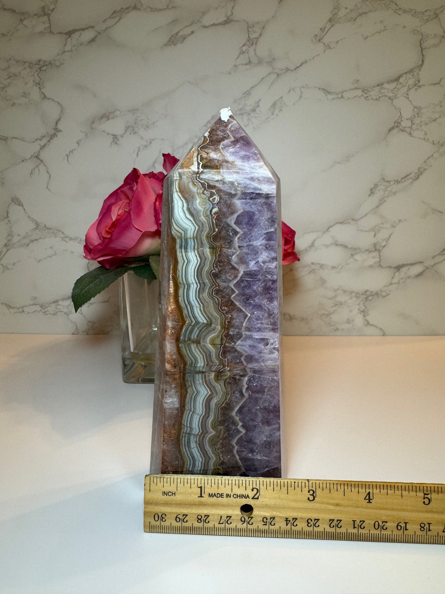 Amethyst Agate Tower