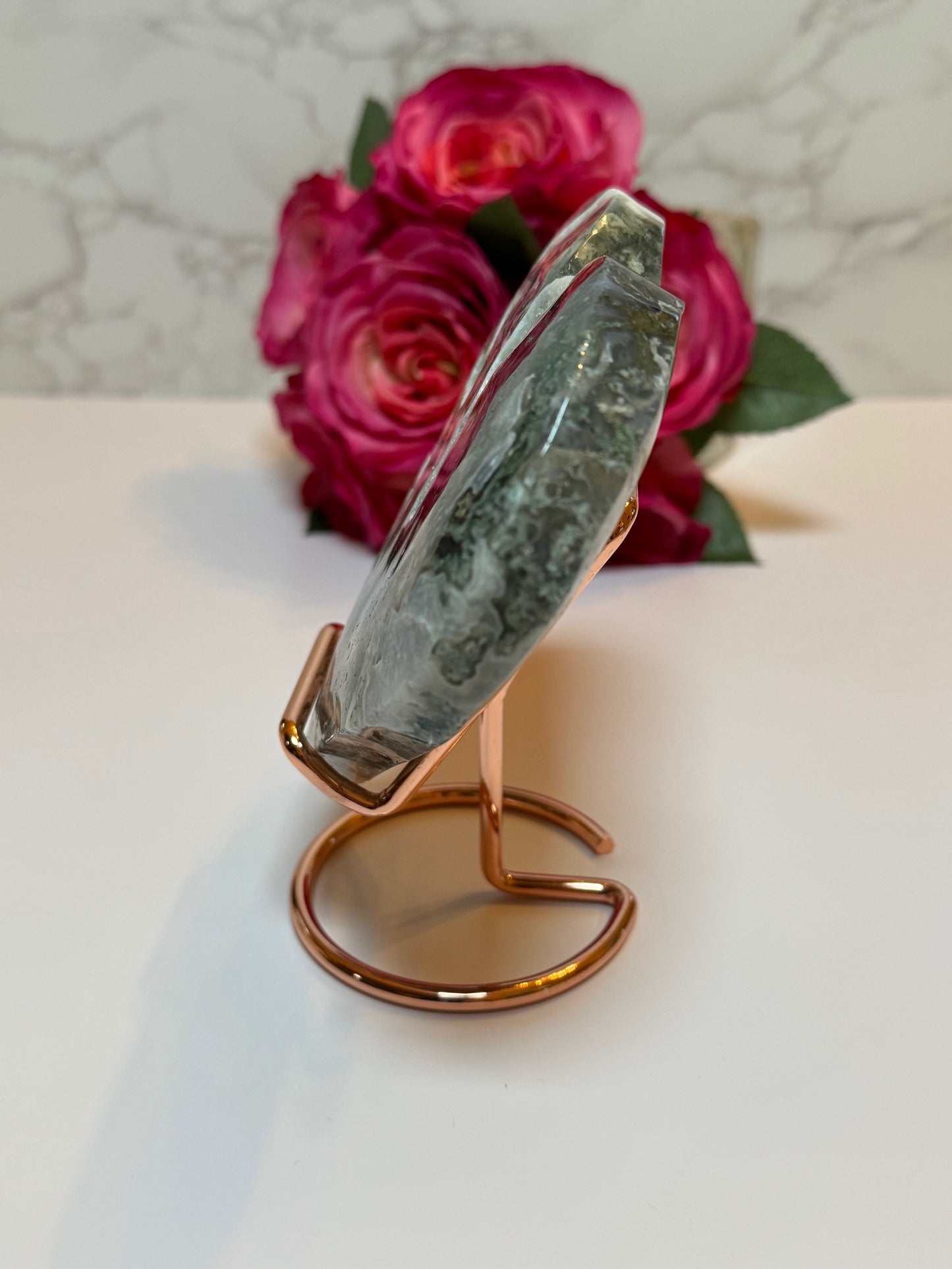 Moss Heart with Stand