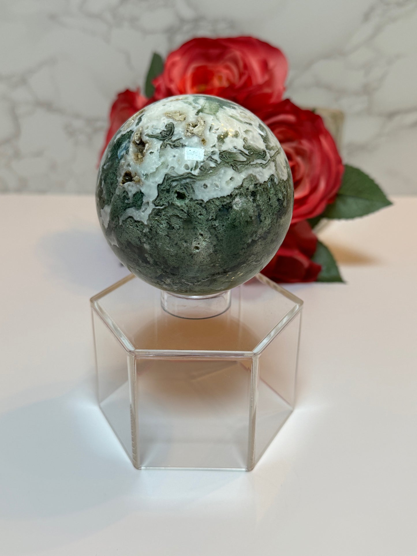 Moss Agate Sphere