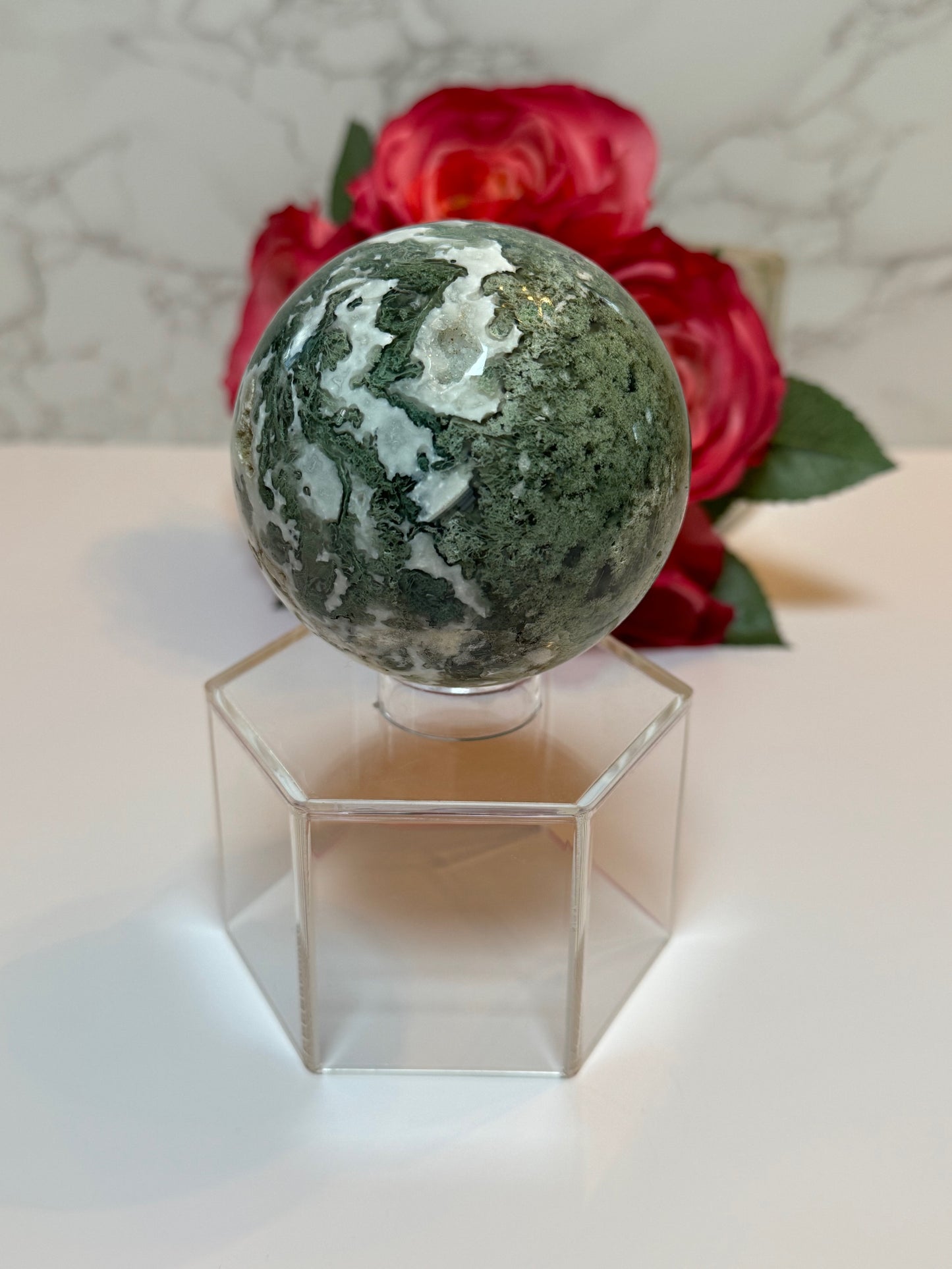 Moss Agate Sphere