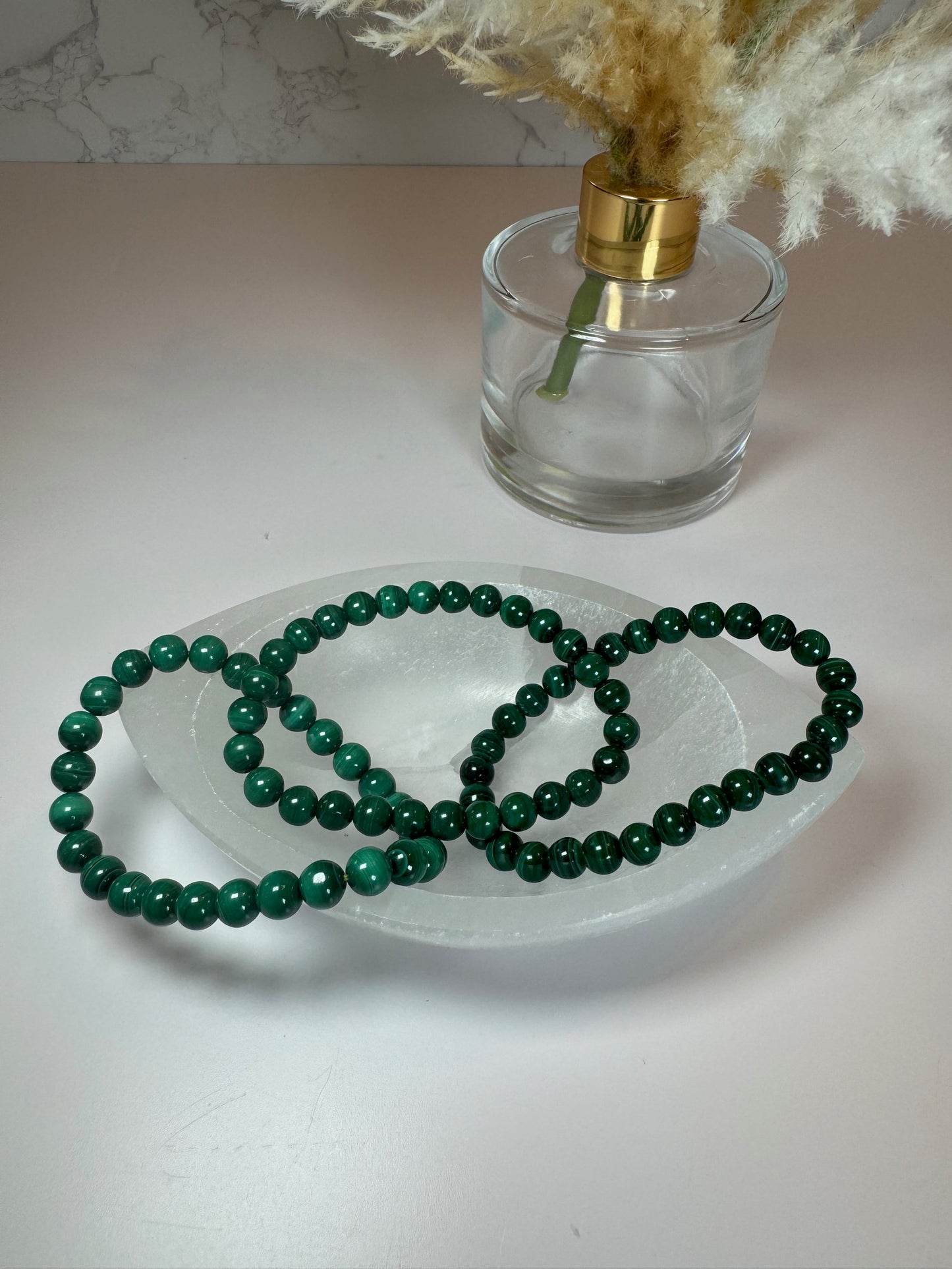 Malachite Stretch Bracelet 6mm