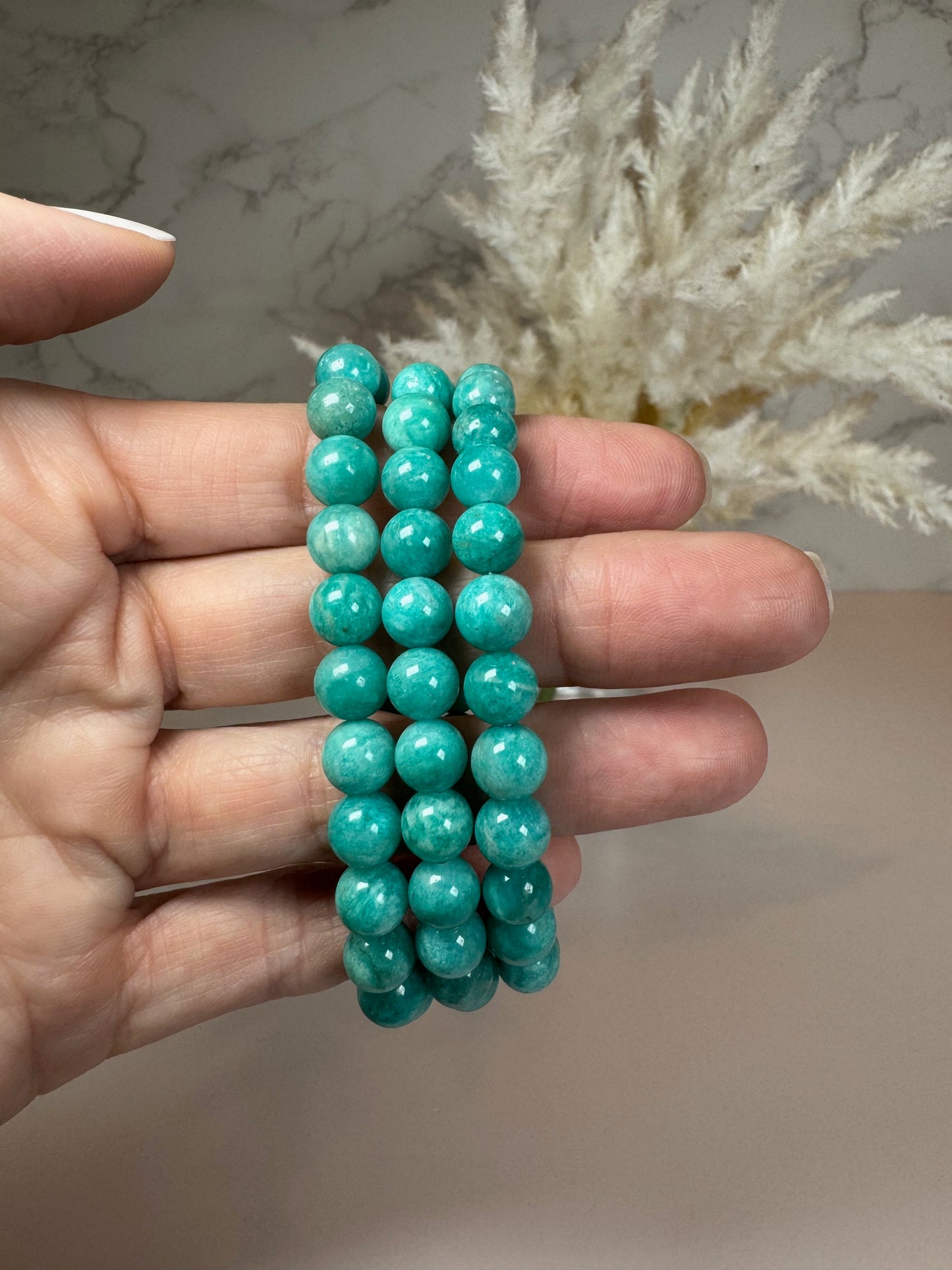 Amazonite Stretch Bracelet 8mm