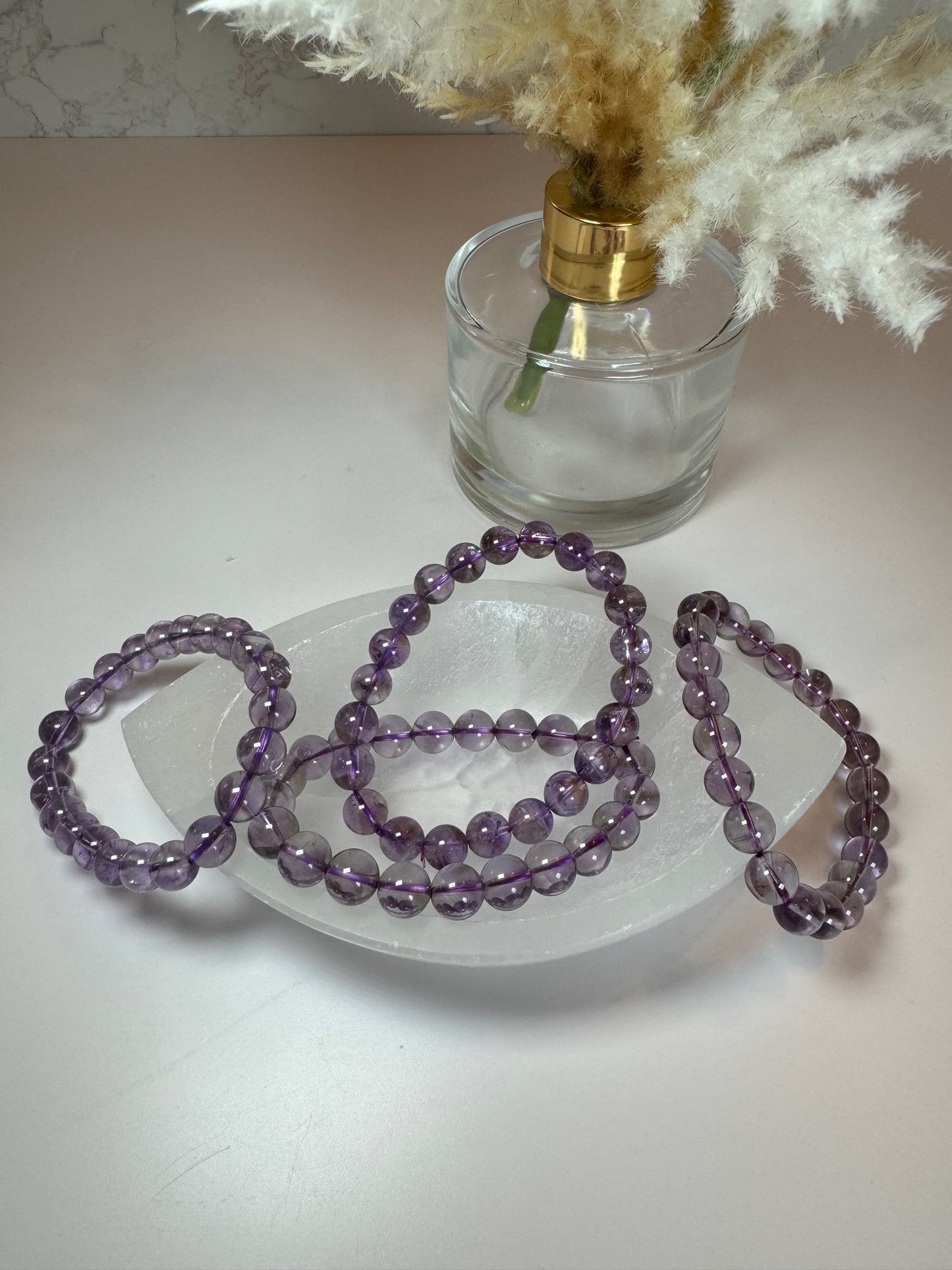 Amethyst Stretch Bracelet 8mm