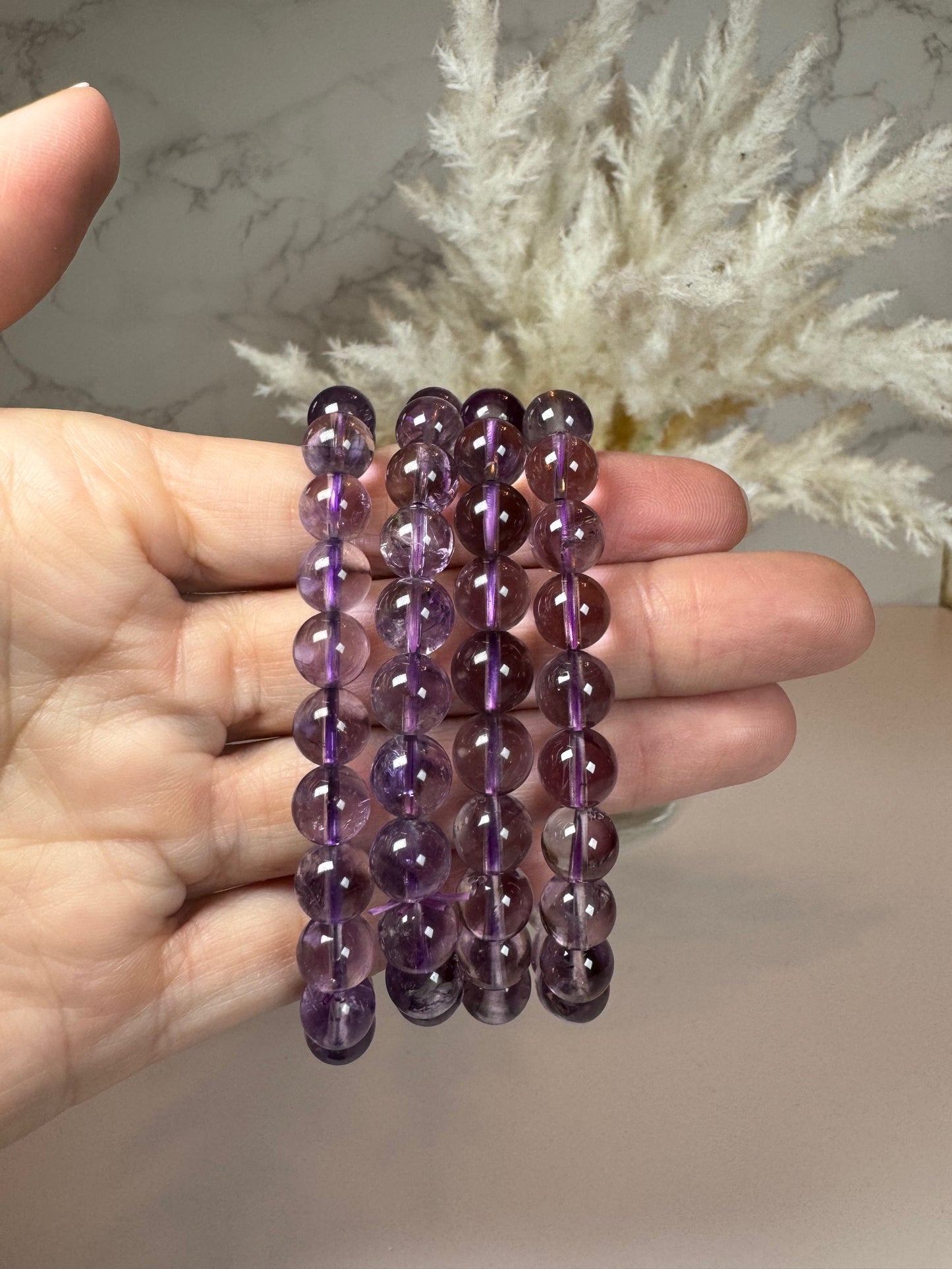 Amethyst Stretch Bracelet 8mm