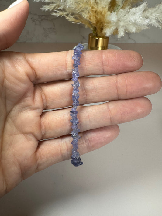 Tanzanite Chip Bracelet