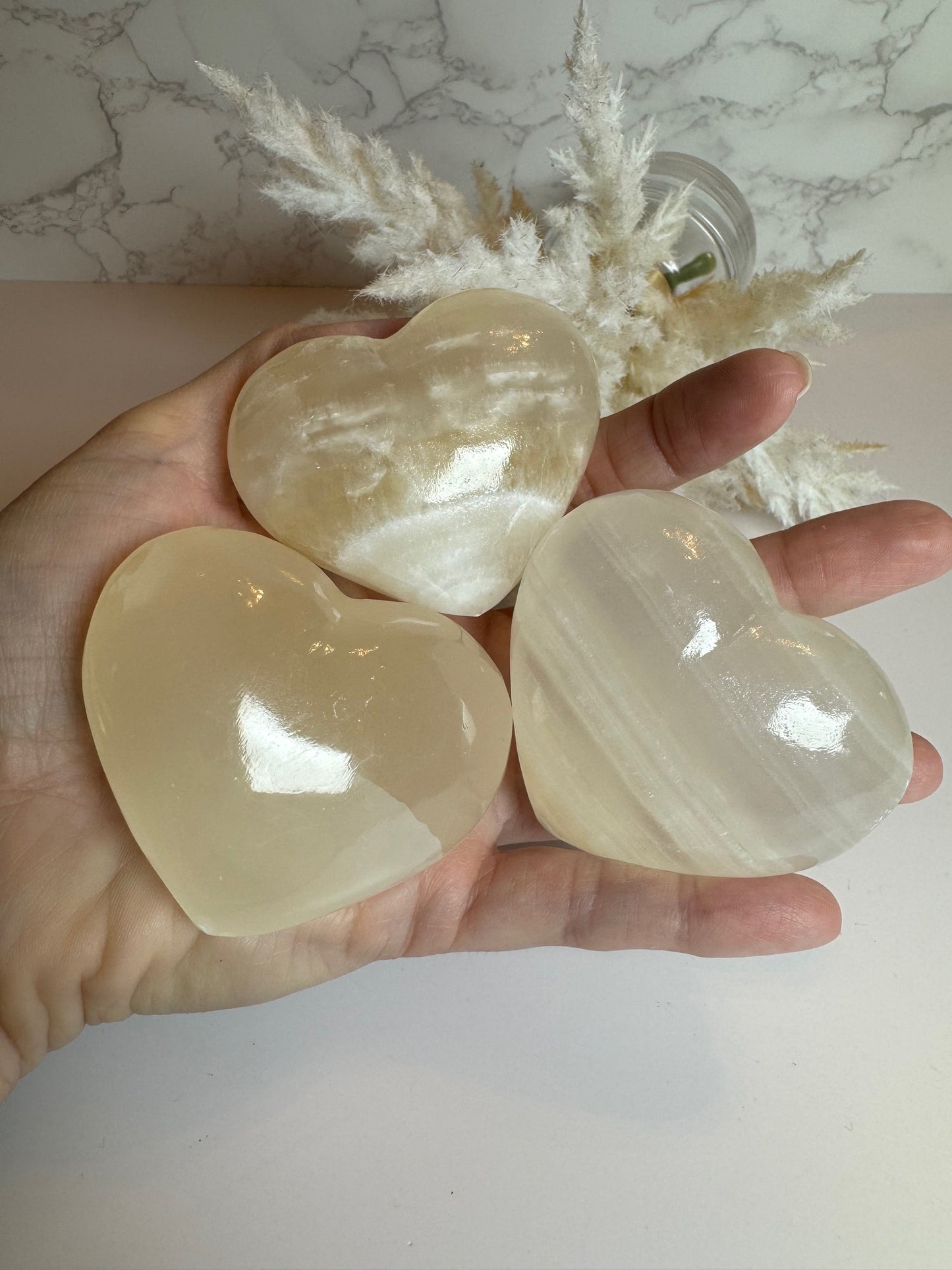 Onyx Puffy Hearts