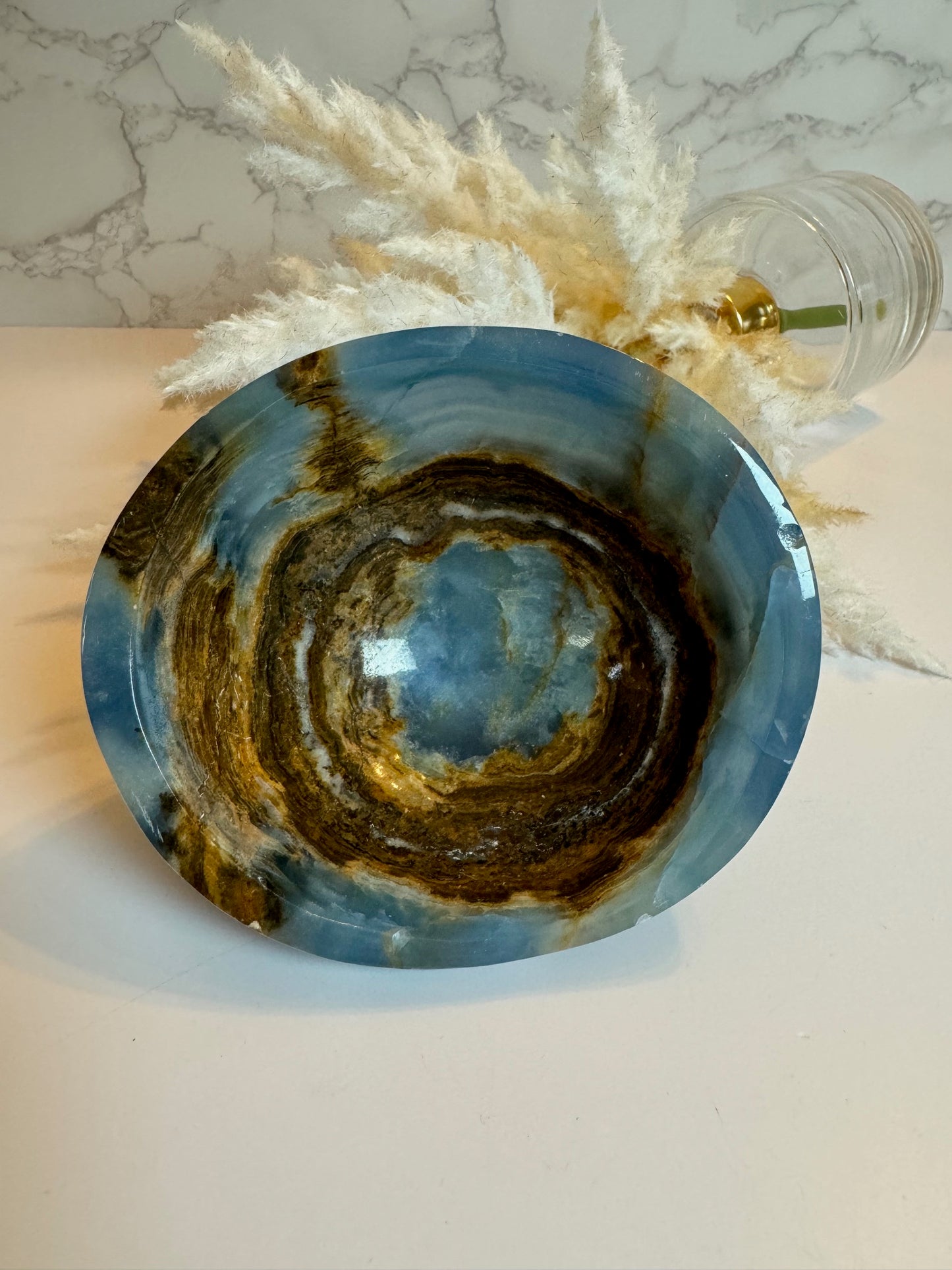 Blue Onyx Bowl Small