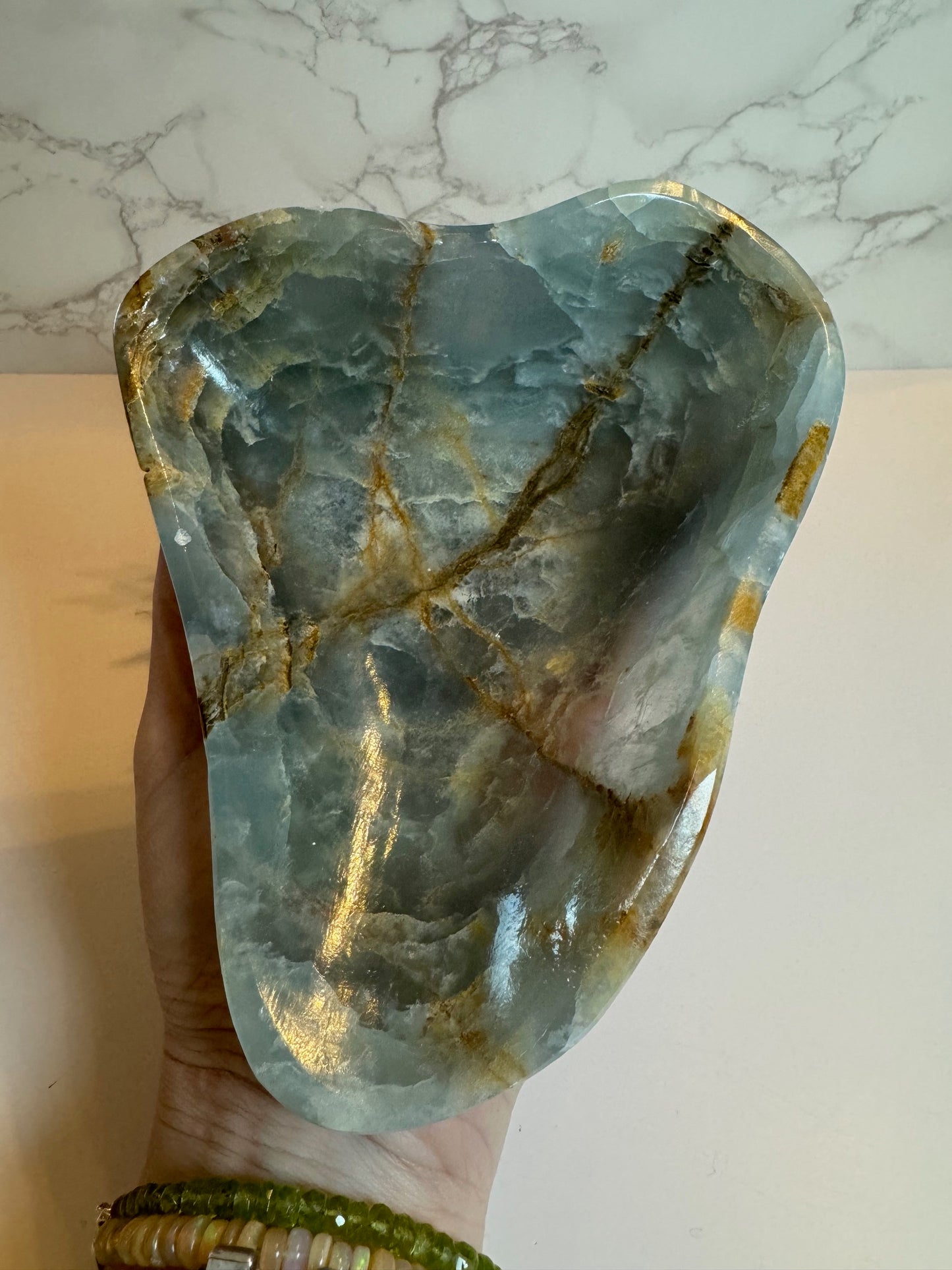 Blue Onyx Large Bowl