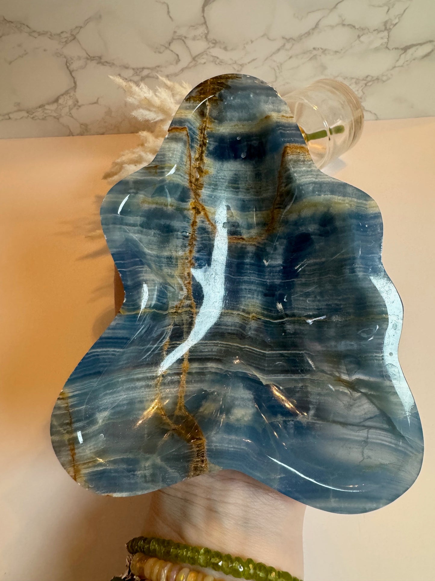 Blue Onyx Medium Bowl