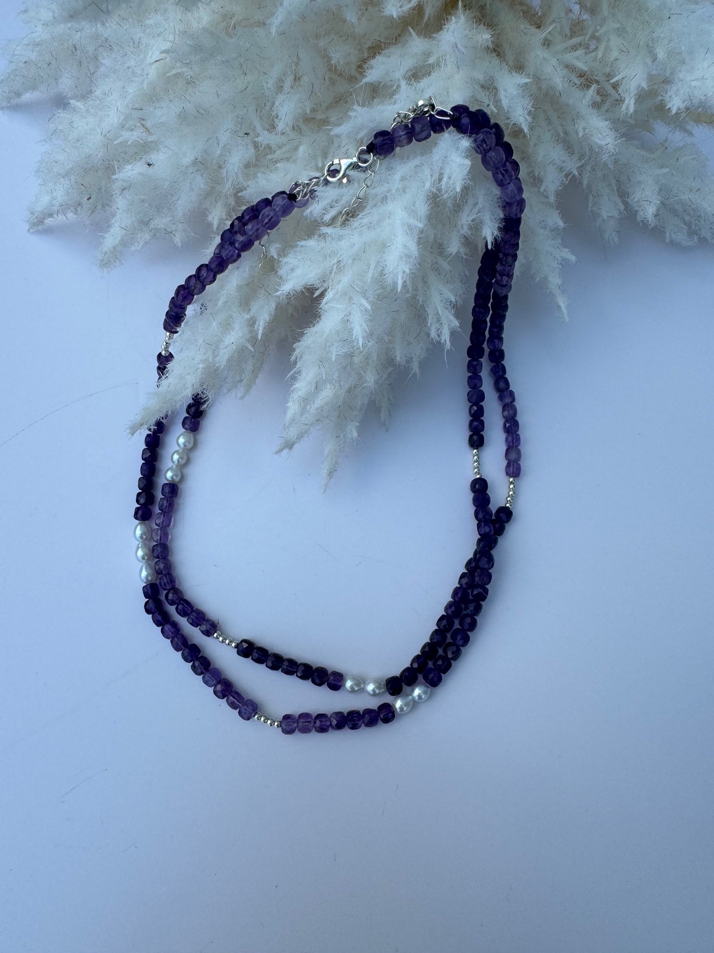 Amethyst Faceted Necklace