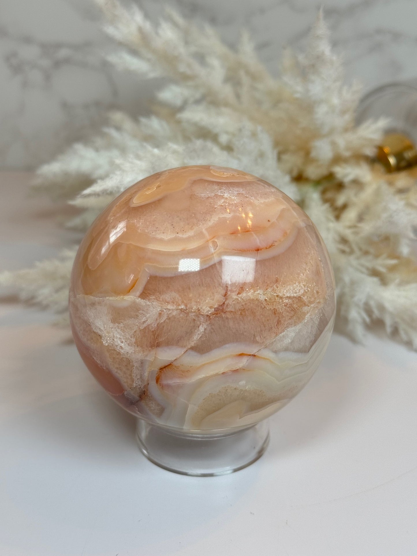 Carnelian Sphere 80