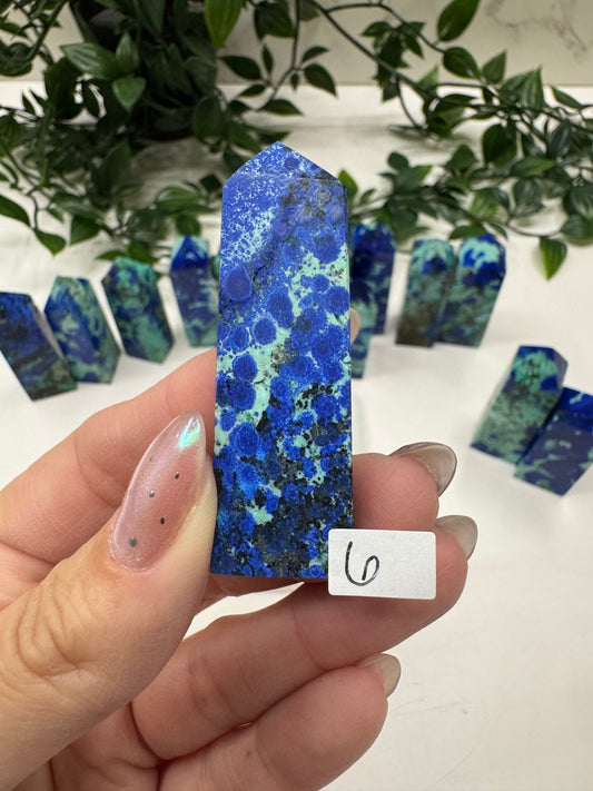 Azurite & Malachite Small Towers