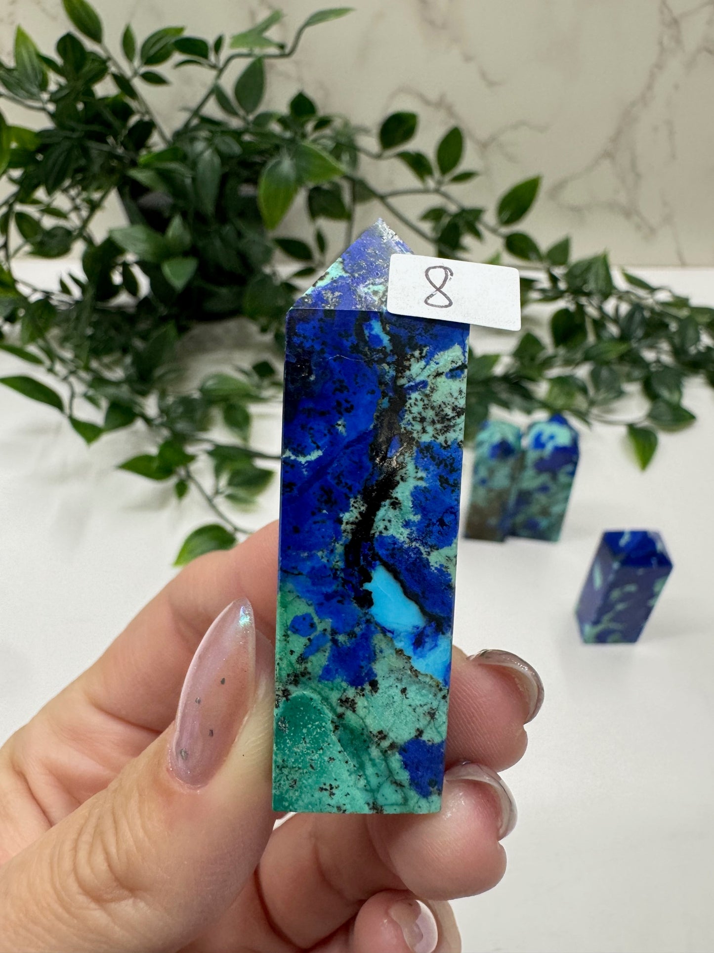 Azurite & Malachite Small Towers