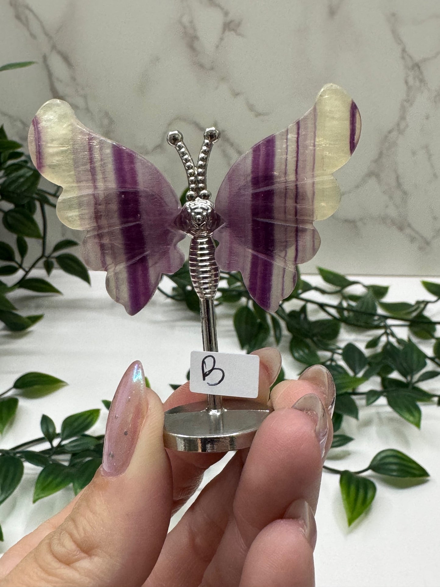 Fluorite Butterfly on Stand
