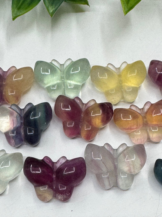 Fluorite Mini Butterflies