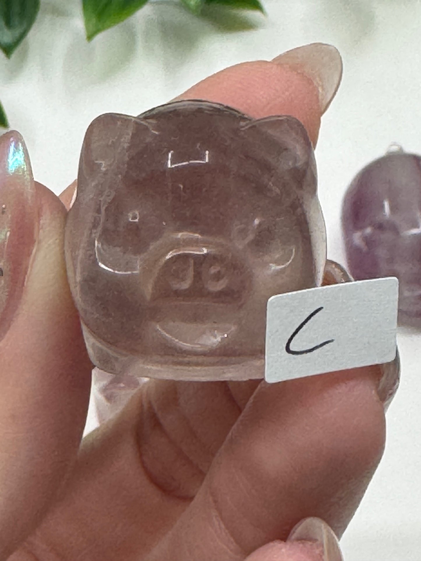 Fluorite Pig
