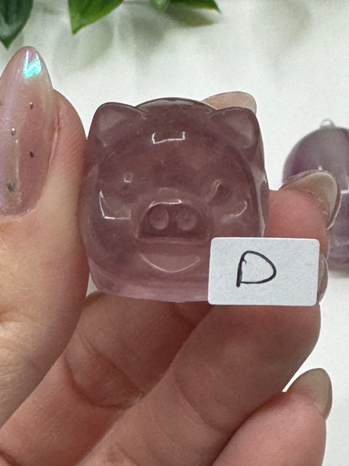 Fluorite Pig