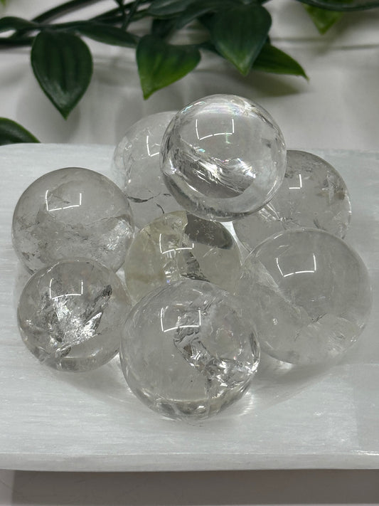 Clear Quartz Mini Spheres
