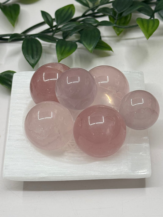 Rose Quartz Mini Spheres