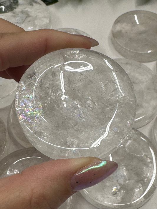 Clear Quartz Mini Bowls/Sphere Holders