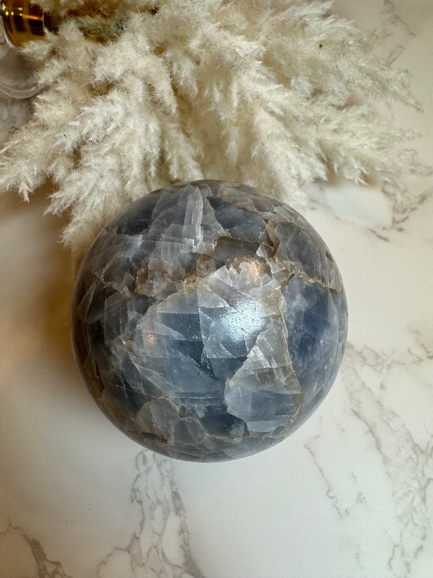 Blue Calcite Spheres