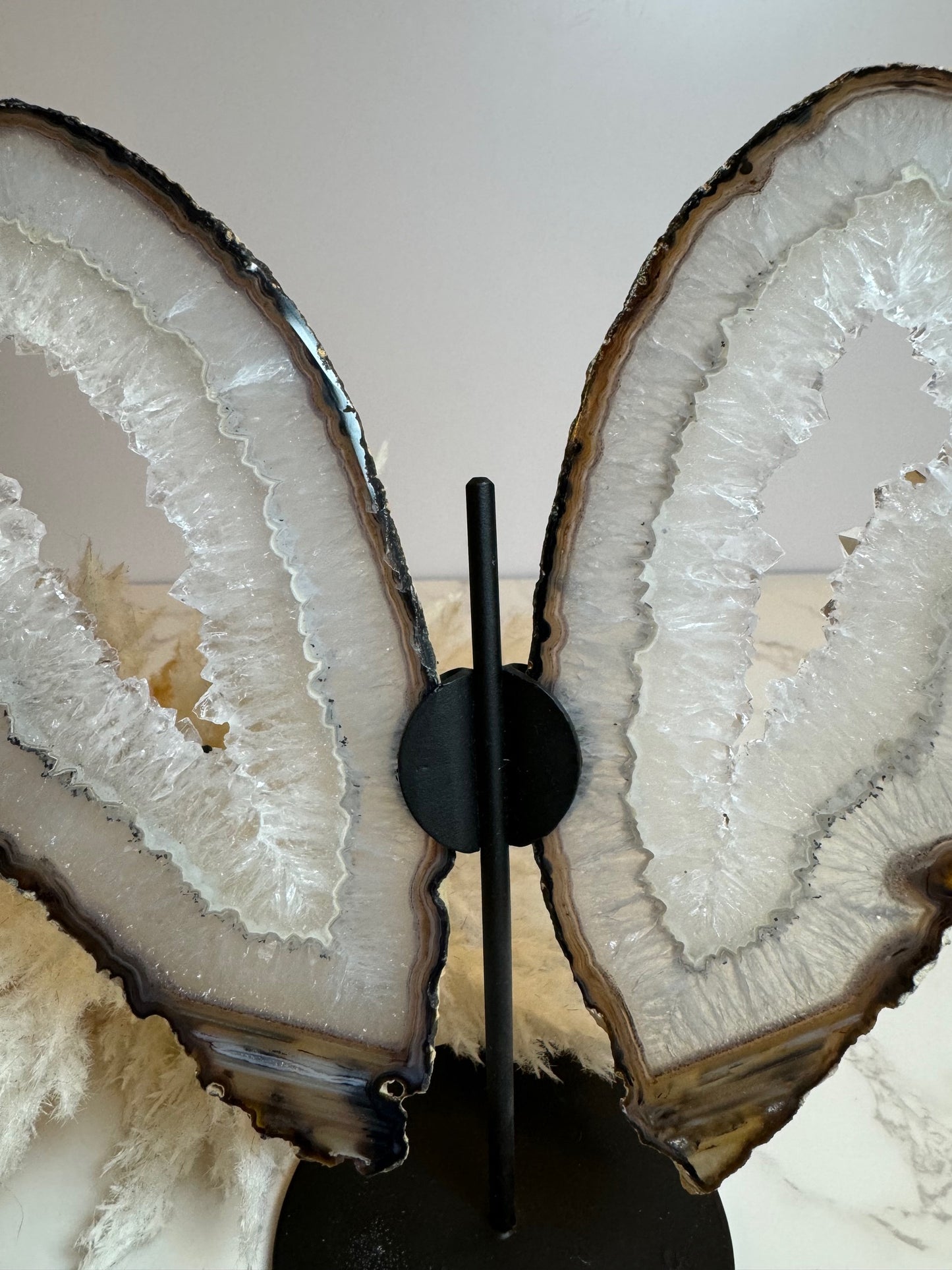 Agate Butterflies on stand